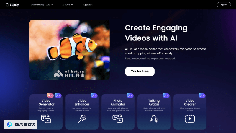 Clipfly - 一站式AI长视频制作和编辑平台 | AI工具集_图1
