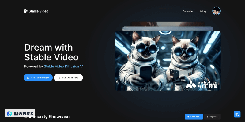 Stable Video - Stability AI上线的人工智能视频生成工具 | AI工具集_图1