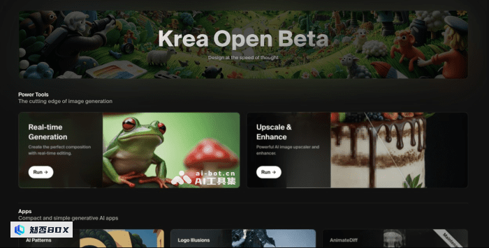 Krea AI - AI创意设计平台,实时AI图像生成和编辑 | AI工具集_图1
