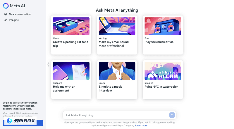 Meta AI - Meta推出的免费AI聊天助手 | AI工具集_图1